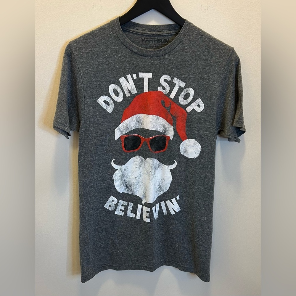 NWOT Fifth Sun Santa Tee